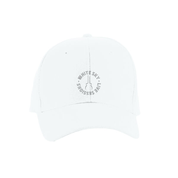 White Sky Baseball Cap Thumbnail
